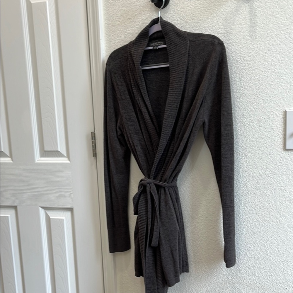 Barefoot Dreams Dark Gray robe